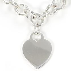 Tiffany heart tag silver necklace, total weight approx. 68.1g, 40cm