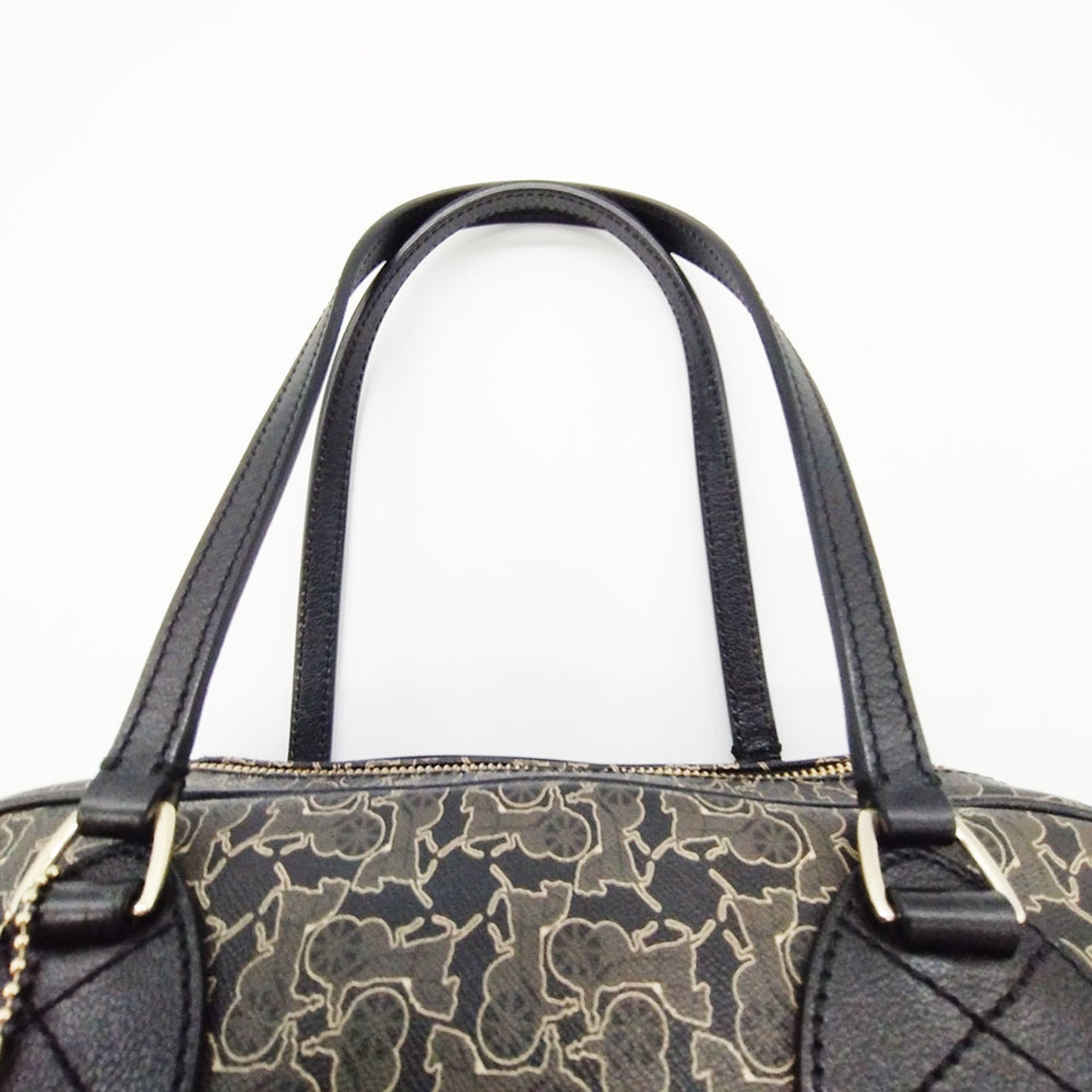 CELINE Handbag Boston Bag Sulky Black Women's