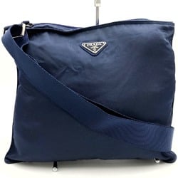 Prada Shoulder Bag Sacoche Navy Nylon Women's Triangle PRADA