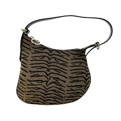 FENDI Handbag Canvas Brown Women's z0751