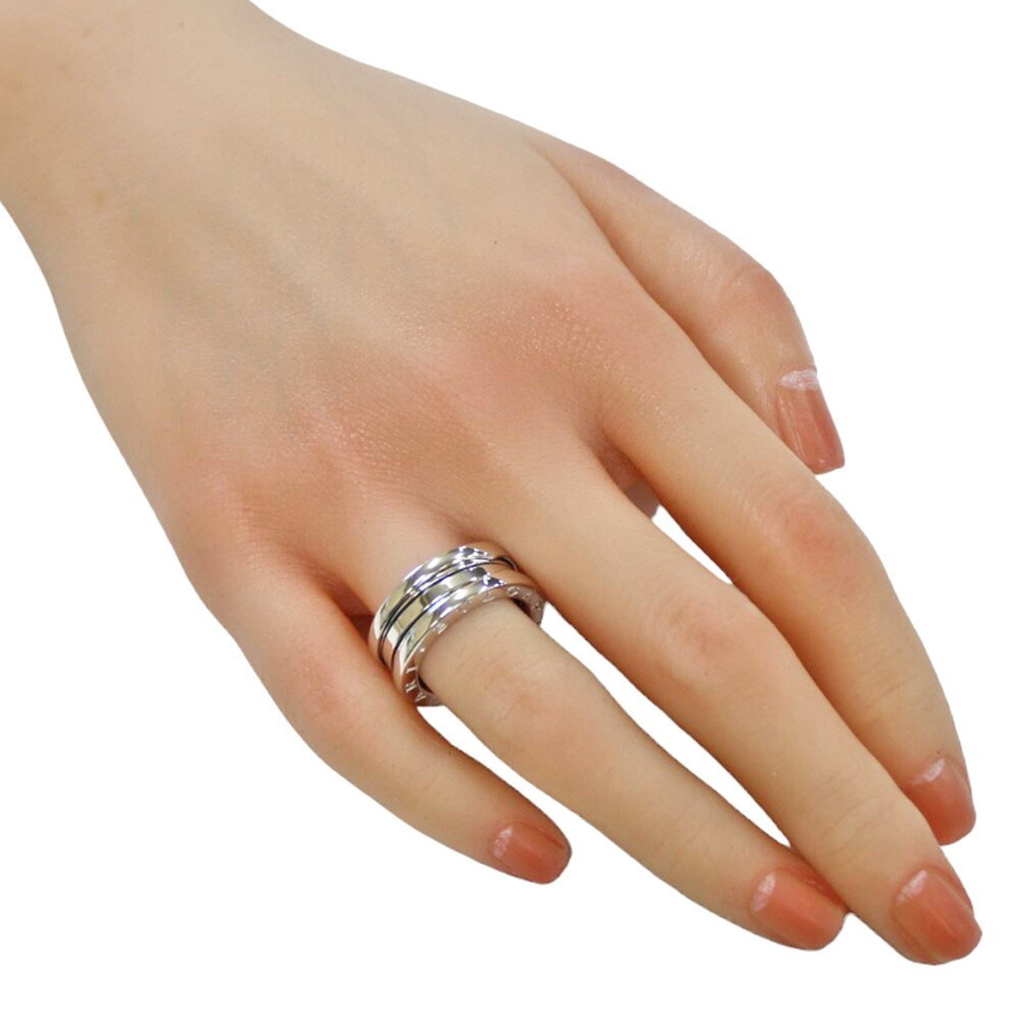 BVLGARI B-zero.1 B-zero One 3-band ring, size 12, 18k gold, for women,