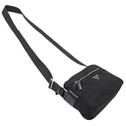 PRADA Women's Shoulder Bag Nylon Black BT0166 Compact