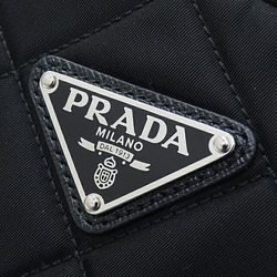 PRADA Women's Bag Backpack Nylon Black 1BZ066 Quilted Outing
