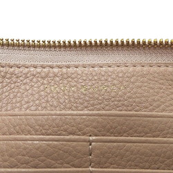Tory Burch Women's Wallet Long Leather Pink Beige Round