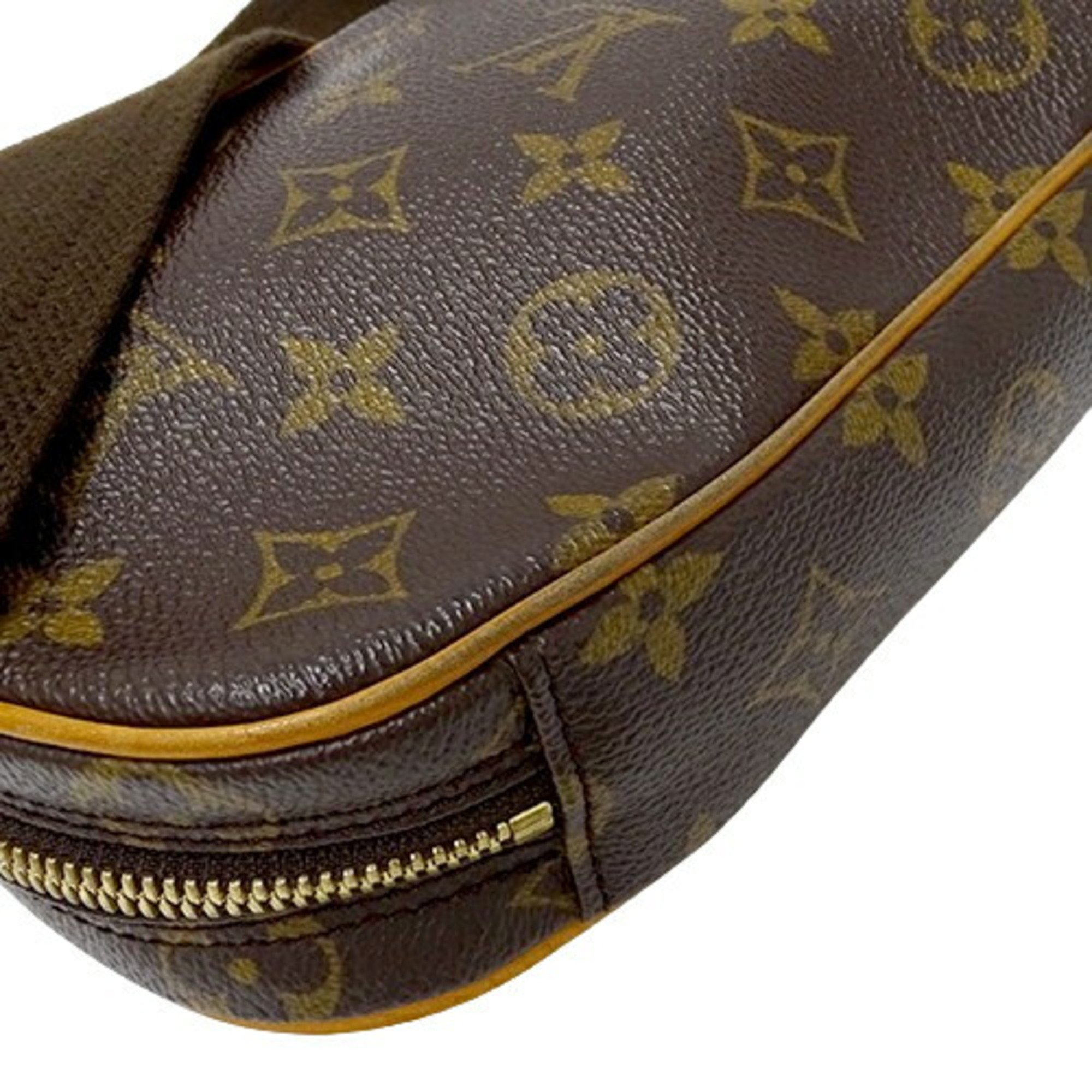 Louis Vuitton LOUIS VUITTON Bag Monogram Women's Men's Shoulder Body Pochette Ganju M51780 Brown Compact