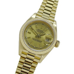 Rolex ROLEX Datejust 69178 L serial number Wristwatch Ladies Automatic AT 750YG 18K Solid gold Gold Overhauled and polished