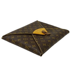 Louis Vuitton LOUIS VUITTON Bag Monogram Women's Men's Clutch Second Visionnaire 30 M99045 100th Anniversary Limited Case Brown