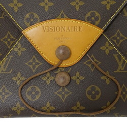 Louis Vuitton LOUIS VUITTON Bag Monogram Women's Men's Clutch Second Visionnaire 30 M99045 100th Anniversary Limited Case Brown