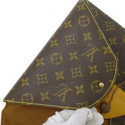 Louis Vuitton LOUIS VUITTON Bag Monogram Women's Men's Clutch Second Visionnaire 30 M99045 100th Anniversary Limited Case Brown