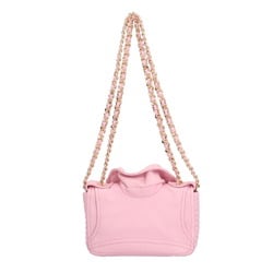 Moschino Biker Shoulder Bag Leather Pink Women MOSCHINO