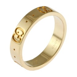 Gucci Icon Ring, Size 7.5, 18k Gold, Women's, GUCCI