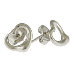 Tiffany Heart Earrings, Pt950 Platinum, Women's, TIFFANY&Co.