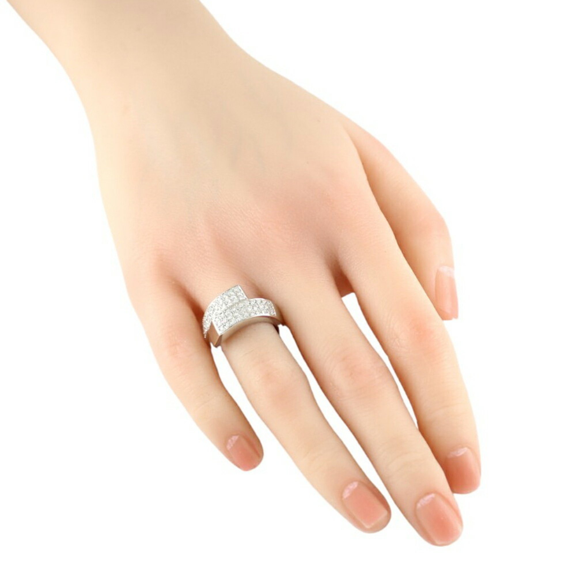 POLA Ring, POLA, size 13, Pt900 platinum, diamond, 0.63ct, ladies, diamond