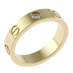 Cartier Love Ring, Size 8, 18K Gold, Diamond, Women's, CARTIER