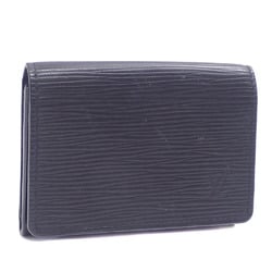 Louis Vuitton Bi-fold Card Case Epi Envelope Carte de Visite Men's M56582 Noir Black Business Holder A211708