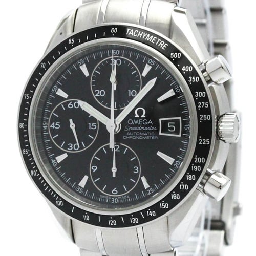 Polished OMEGA Speedmaster Date Steel Automatic Mens Watch 3210.50 BF571238
