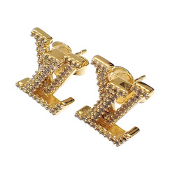 Louis Vuitton Earrings LV Iconic Strass Ladies M00609 Gold A211719