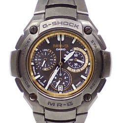 Casio G-SHOCK Men's Watch Solar Titanium MRG-8000G-1AJF Light-Charging Radio-Controlled 25th Anniversary Limited to 200 K18YG 18K 750 Yellow Gold A211603