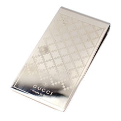Gucci Diamante Money Clip Men's Silver Metal 295837 Bill A211709