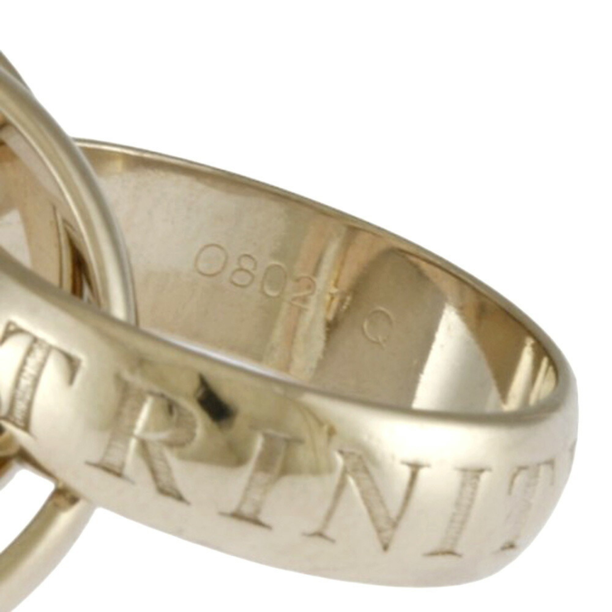 Cartier Trinity 3-Row Ring, Size 8.5, 18K Gold, Women's, CARTIER, Limited Edition