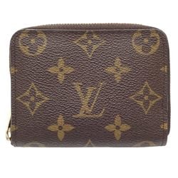 LOUIS VUITTON Louis Vuitton Monogram Wallet/Coin Case M60067 Zippy Coin Purse Brown 180379
