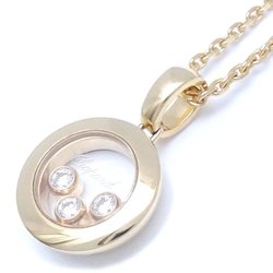 Chopard Happy Diamond Icon Round Necklace 3P 79A018-5001 K18YG Yellow Gold 291712