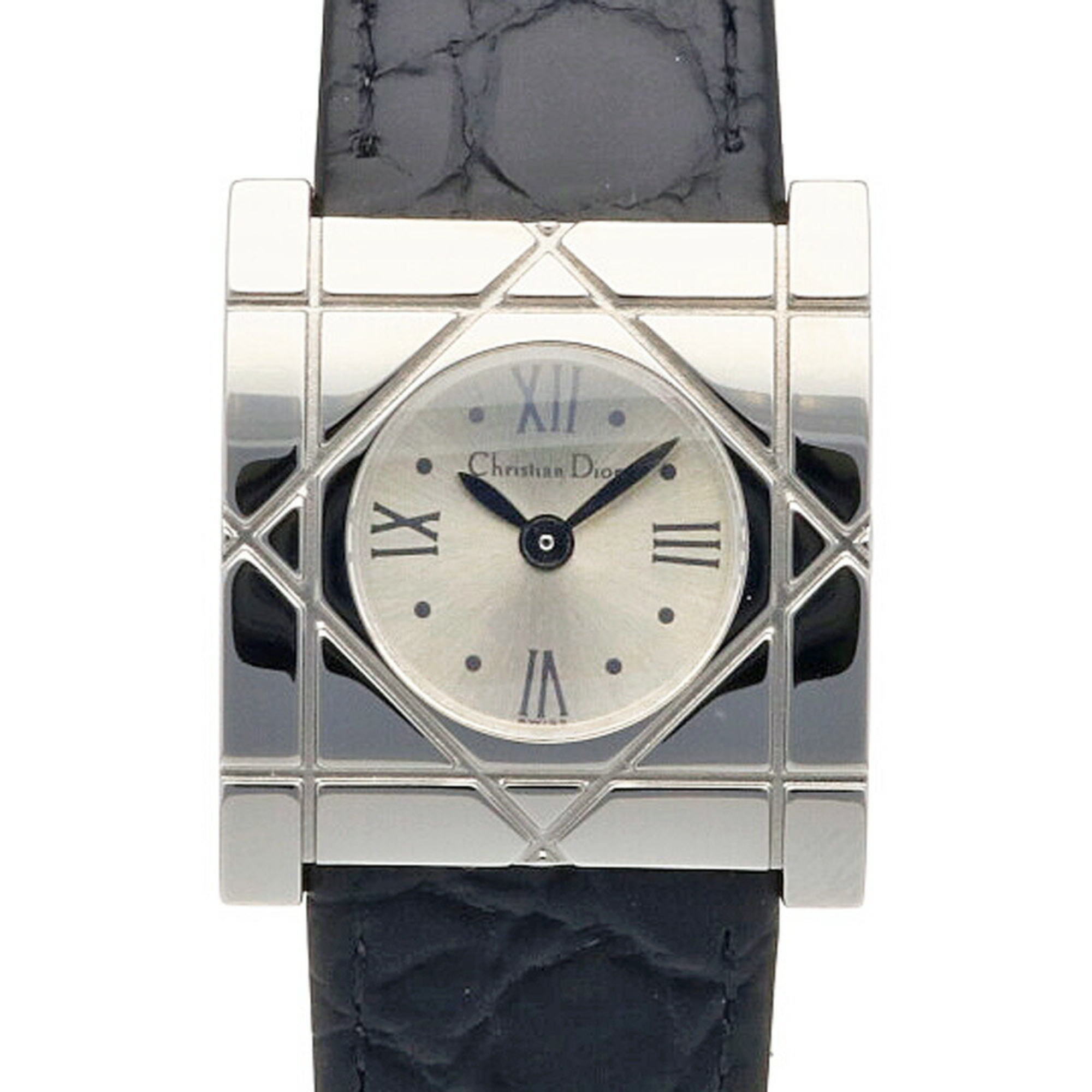 Christian Dior Cool Carre Watch Stainless Steel D82-100 Quartz Women's