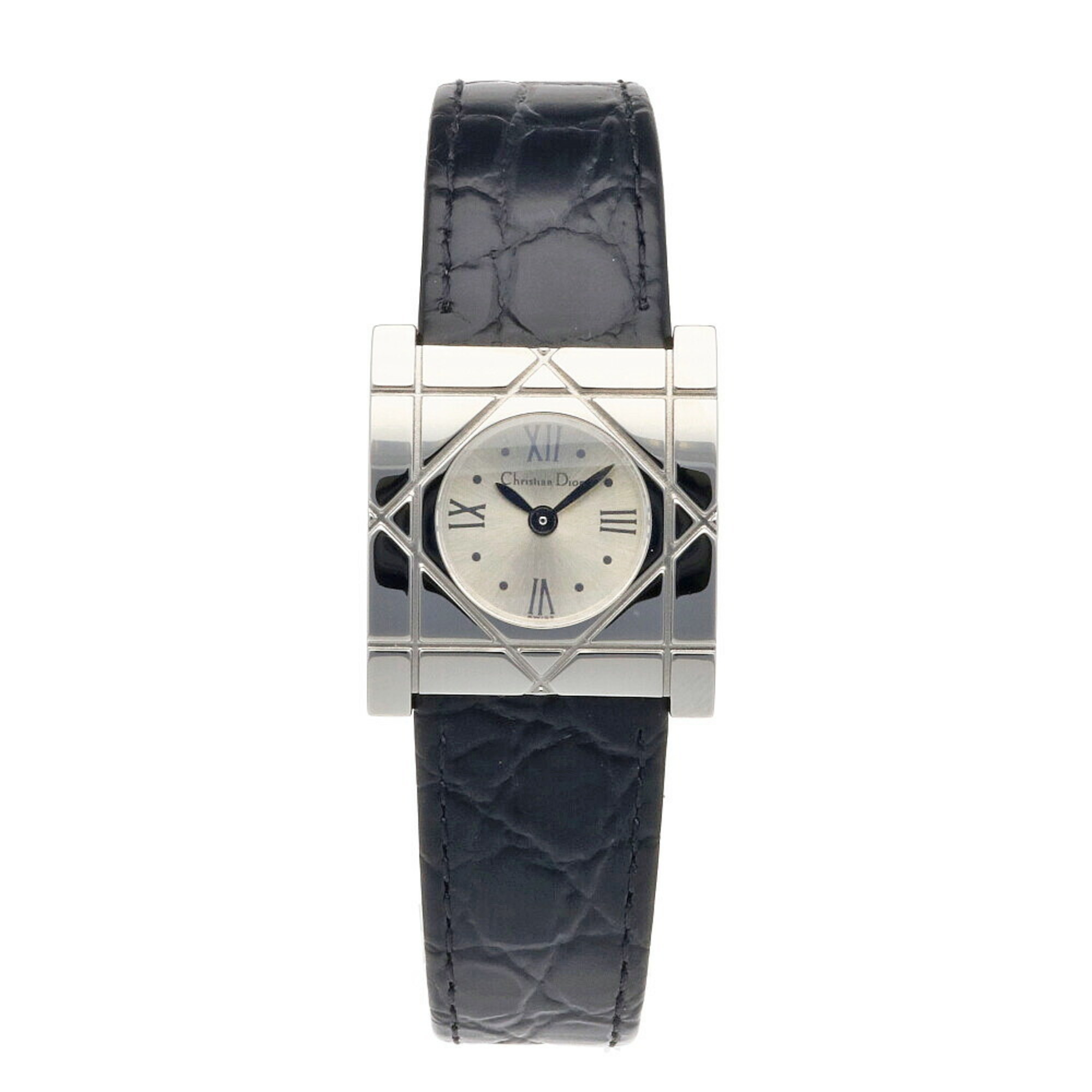 Christian Dior Cool Carre Watch Stainless Steel D82-100 Quartz Women's