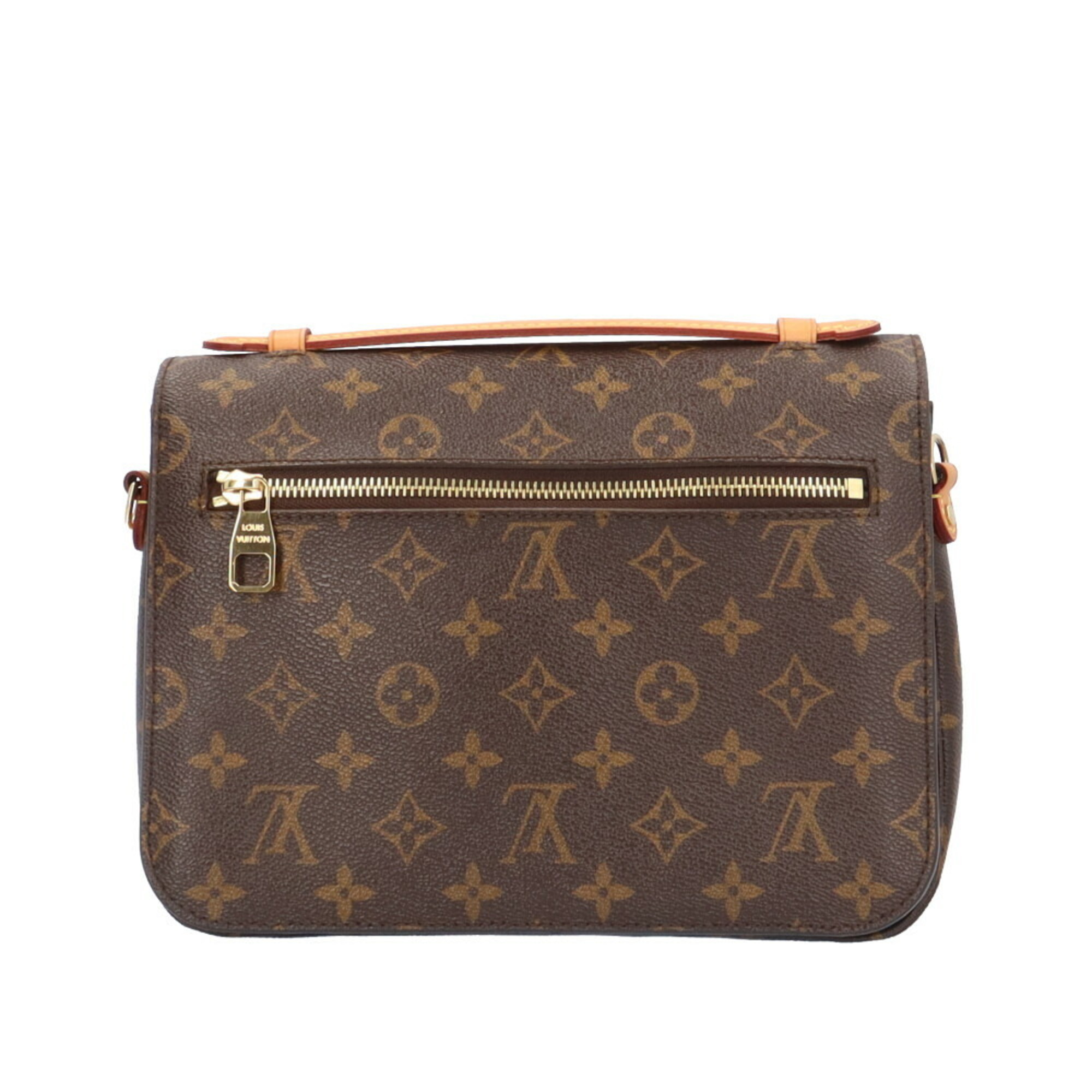 Louis Vuitton Pochette Metis MM Monogram Shoulder Bag Canvas M44875 Brown Women's LOUIS VUITTON