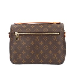 Louis Vuitton Pochette Metis MM Monogram Shoulder Bag Canvas M44875 Brown Women's LOUIS VUITTON