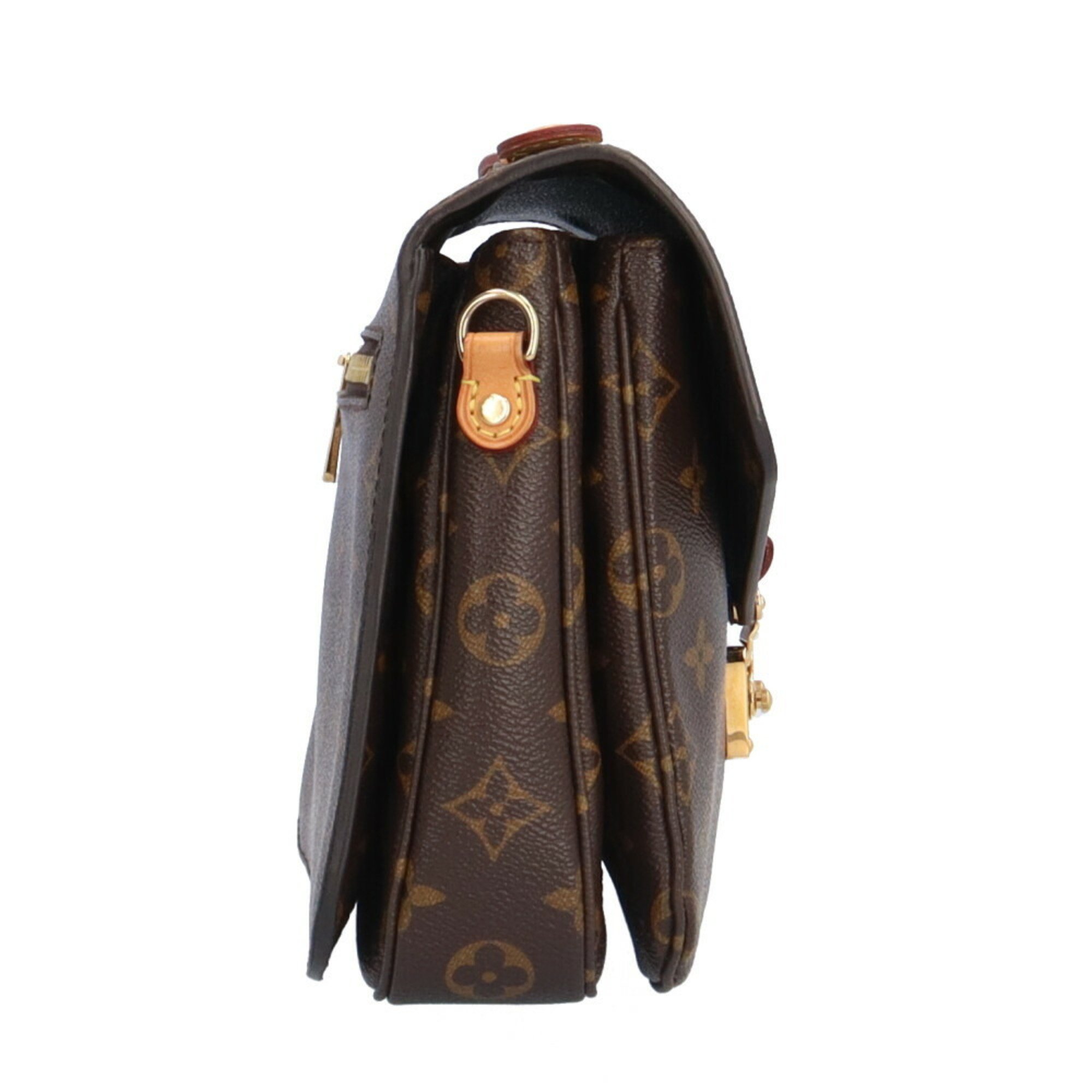 Louis Vuitton Pochette Metis MM Monogram Shoulder Bag Canvas M44875 Brown Women's LOUIS VUITTON