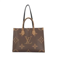Louis Vuitton On the Go MM Monogram Giant Shoulder Bag Reverse M45321 Brown Women's LOUIS VUITTON