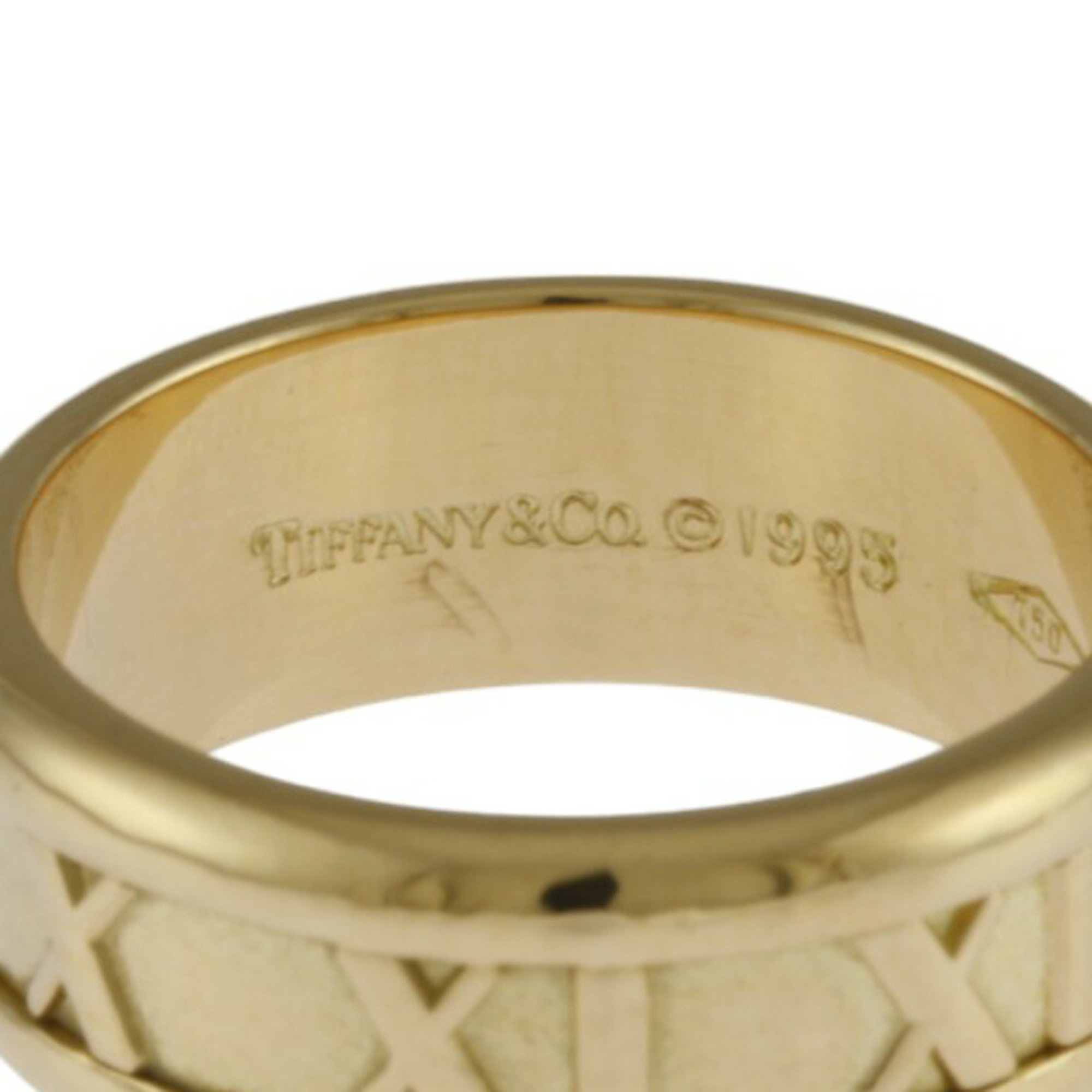 Tiffany Atlas Ring, Tiffany, size 11.5, 18k gold, women's, TIFFANY&Co.