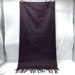 HERMES Cashmere Scarf Purple Hermes