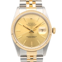 Rolex Datejust Oyster Perpetual Watch Stainless Steel 16233 Automatic Men's ROLEX X-Serial 2001 Model Overhauled