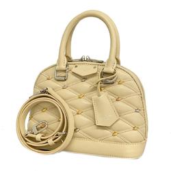 Louis Vuitton Handbag Alma BB M24153 Beige Women's