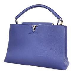 Louis Vuitton Handbag Capucines MM Light Blue Ladies