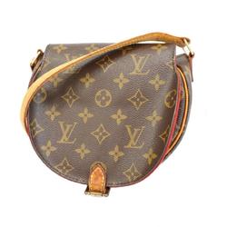 Louis Vuitton Shoulder Bag Monogram Tan Blanc M51179 Brown Women's