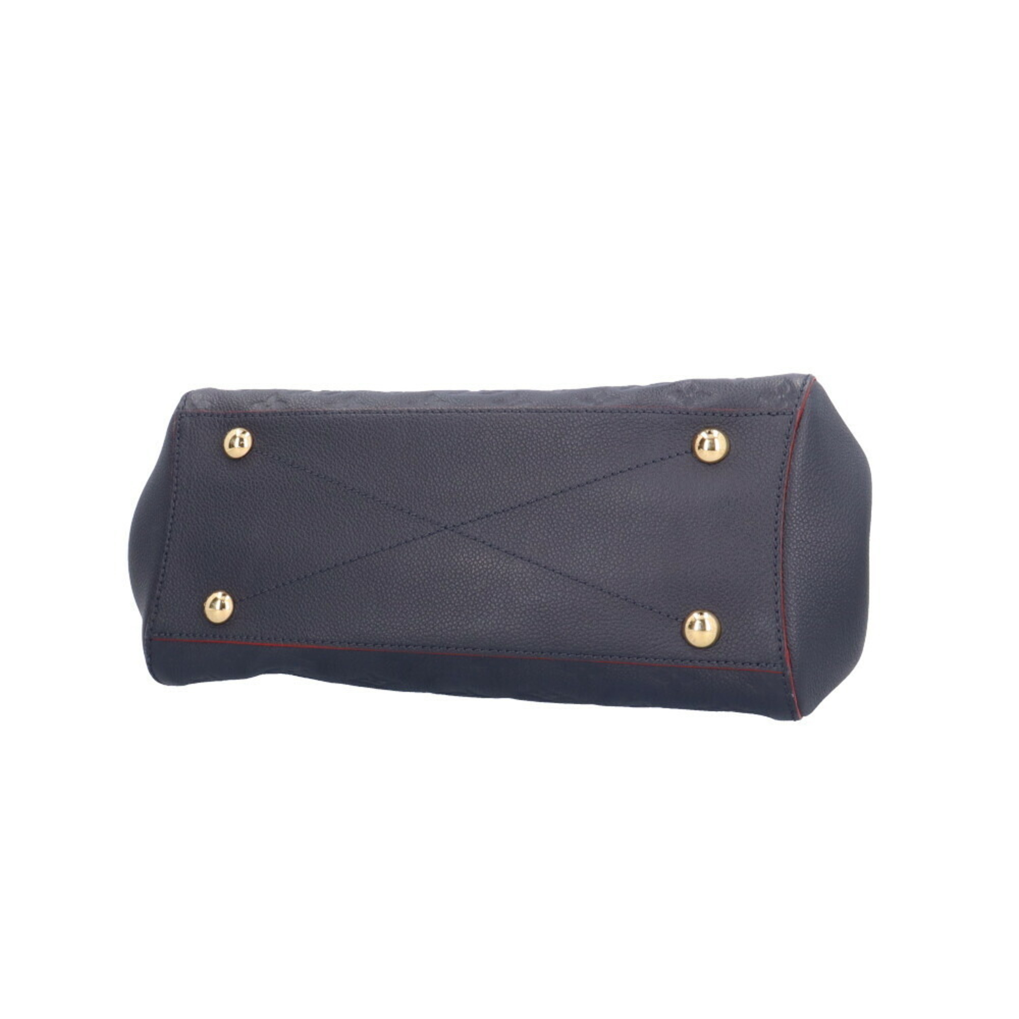 Louis Vuitton Montaigne MM Monogram Empreinte Shoulder Bag M42746 Navy Women's LOUIS VUITTON