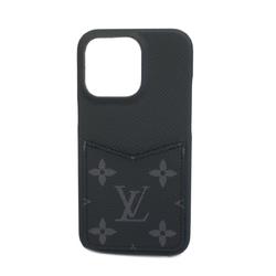 Louis Vuitton iPhone Case Monogram Eclipse Bumper 13 PRO MAX M81088 Black Men's