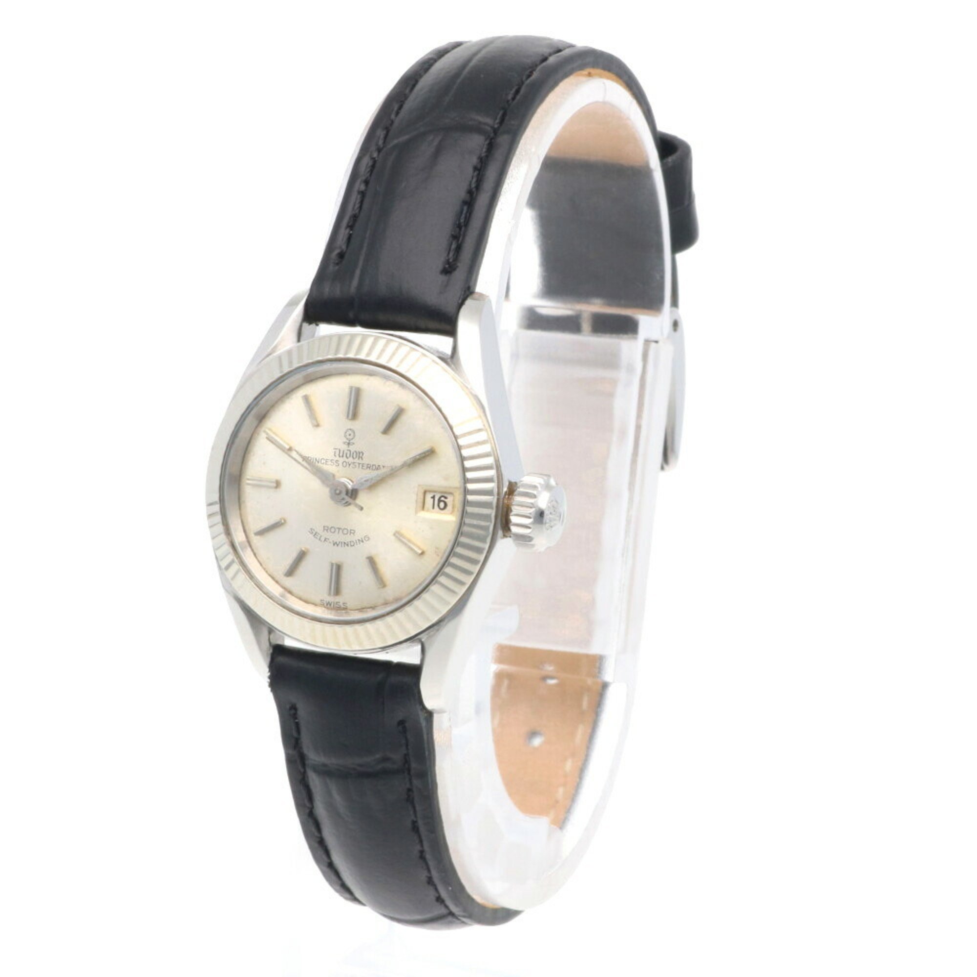 Tudor Princess Oyster Date Watch Stainless Steel 7981 Automatic Ladies TUDOR Overhauled