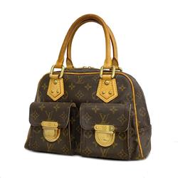 Louis Vuitton Handbag Monogram Manhattan PM M40026 Brown Ladies