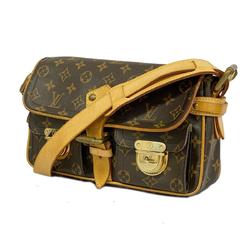 Louis Vuitton Shoulder Bag Monogram Hudson M40027 Brown Ladies