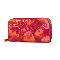 Louis Vuitton Long Wallet Vernis Zippy M90019 Red Pink Men's Women's