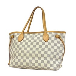 Louis Vuitton Tote Bag Damier Azur Neverfull PM N51110 White Women's