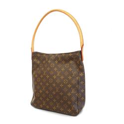 Louis Vuitton Shoulder Bag Monogram Looping GM M51145 Brown Ladies
