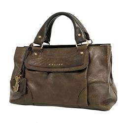 Celine handbag boogie leather brown ladies