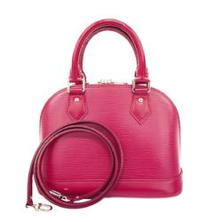 Louis Vuitton Handbag Epi Alma BB M40851 Fuchsia Ladies