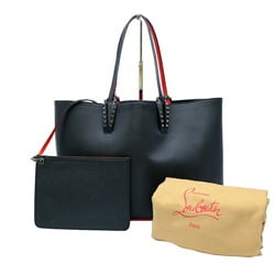 Christian Louboutin Tote Bag Cabata Leather Black Red