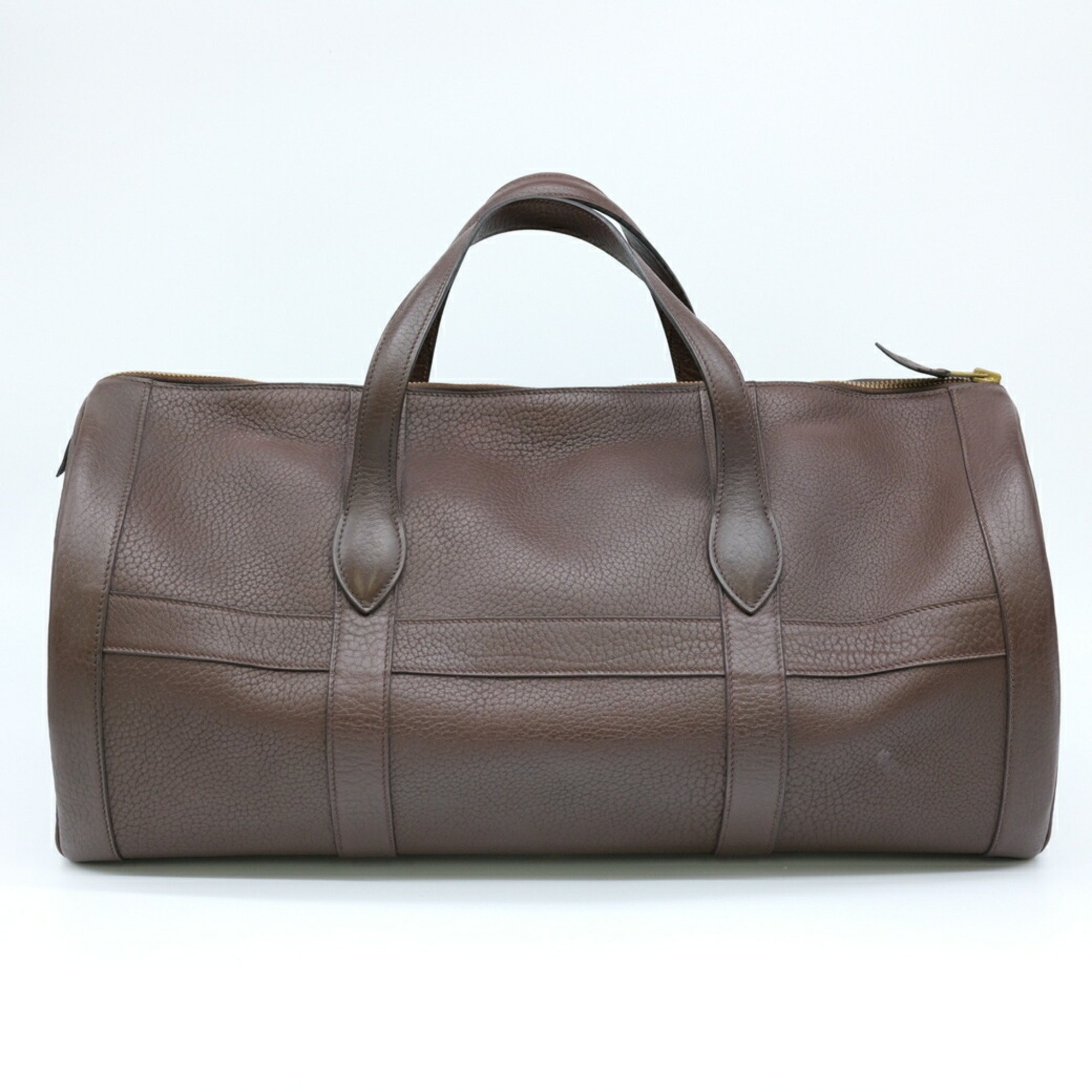 HERMES Hermes ARD Boston Bag Ardennes Leather Brown